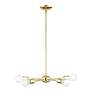 7_Lansdale 5 Light Polished Brass Chandelier more views