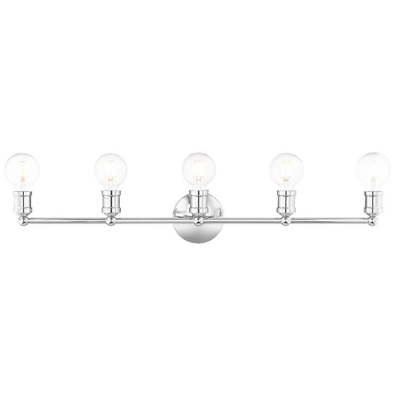 Image 1 Lansdale 5 Light Polished Chrome Bath Vanity