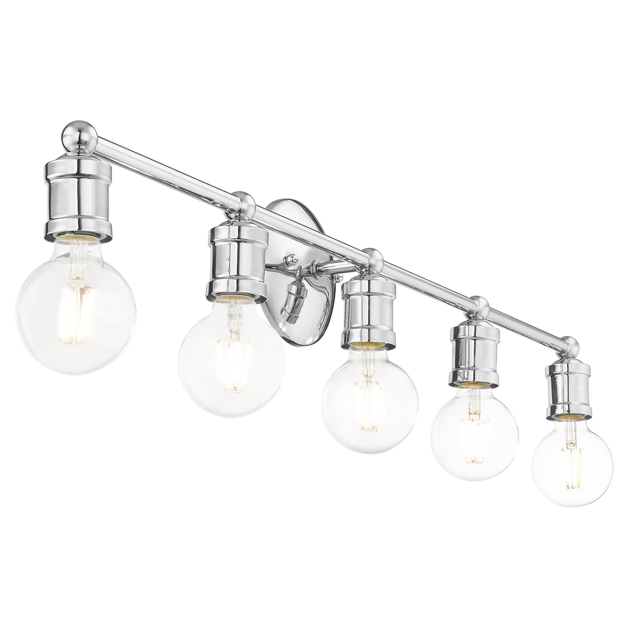 Lansdale 5 Light Polished Chrome Bath Vanity