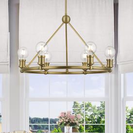 Lansdale 6 Light Antique Brass Chandelier Lansdale 6 Light Antique Brass Chandelier