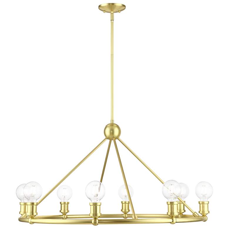 Image 1 Lansdale 8 Light Satin Brass Chandelier