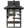 Lansing; 1 Light; 10 in.; Outdoor Wall Lantern with Etched Glass