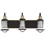 2_Lansing 24" Wide English Bronze and Brass 3-Light Bath Light more views