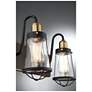 6_Lansing 24" Wide English Bronze and Brass 3-Light Bath Light more views