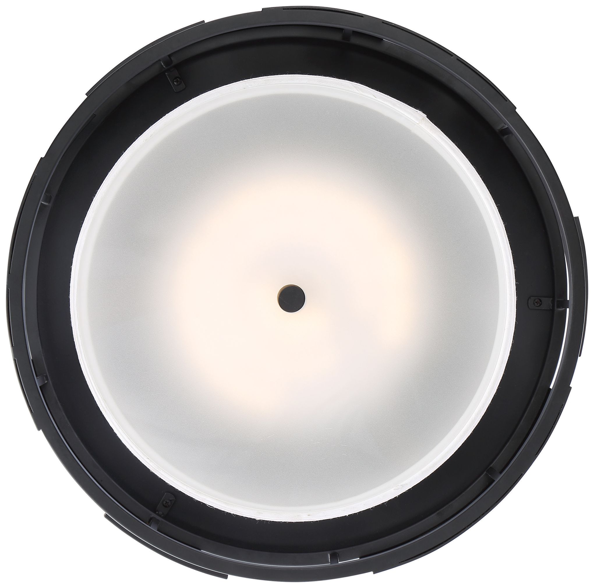 Image 5 Lansing; 3 Light; Flush with White Fabric Shade and Opal Diffuser more views