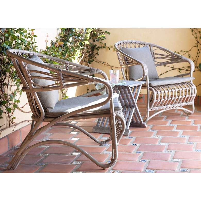 Image 1 Lansing Taupe Outdoor Lounge Chairs Set of 2