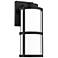 Lantern 14"H x 7.13"W 1-Light Outdoor Wall Light in Black
