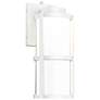 1_Lantern 14"H x 7.13"W 1-Light Outdoor Wall Light in White