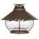 Lantern-Style Oil-Rubbed Bronze Outdoor Fan Light Kit