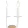 5_Lanton 11" High Satin White 2-Light Wall Sconce more views