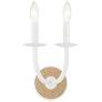 7_Lanton 11" High Satin White 2-Light Wall Sconce more views