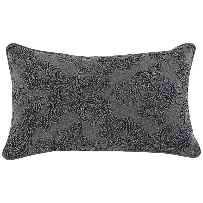 Image 1 Lantry Charcoal 26 inch x 14 inch Decorative Pillow