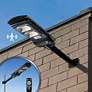 Watch A Video About the Lanz Black Motion Sensor Solar Powered LED Street Light