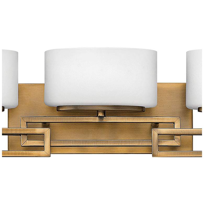 Image 3 Lanza 43" Wide Brushed Bronze 5-Light Vanity Bath Light more views