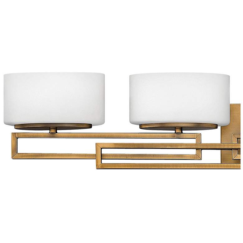 Image 6 Lanza 43" Wide Brushed Bronze 5-Light Vanity Bath Light more views