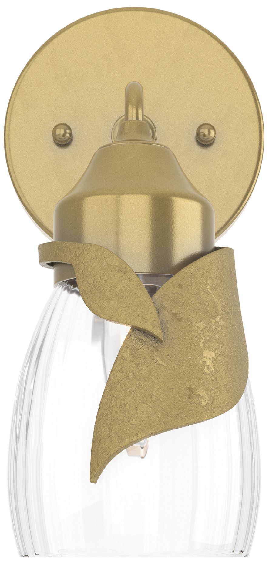 Lapas 1-Light Sconce - Modern Brass - Water Glass - Made to Order