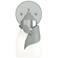 Lapas 1-Light Sconce - Platinum - Opal Glass