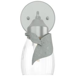 Lapas 1-Light Sconce - Platinum - Water Glass