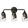 Lapas 3-Light Bath Sconce - Oil Rubbed Bronze Finish - Water Glass
