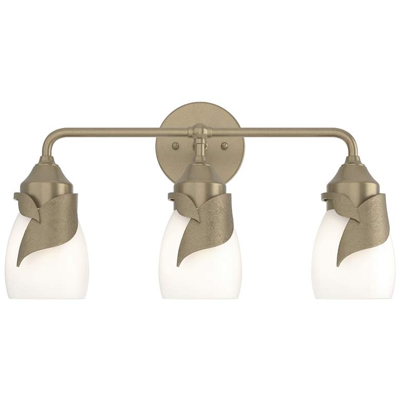 Image 1 Lapas 3-Light Sconce - Gold - Opal Glass