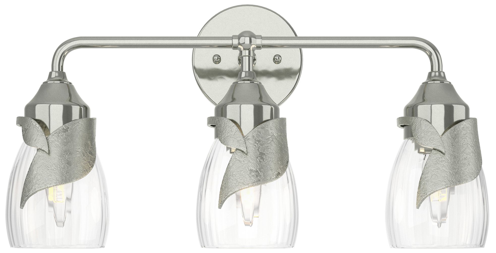 Lapas 3-Light Sconce - Sterling - Water Glass - Made to Order