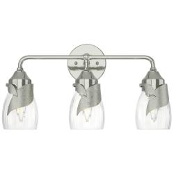 Lapas 3-Light Sconce - Sterling - Water Glass