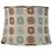 Lapaz Blue and Brown Circle Lamp Shade 14x16x11.5 (Spider)