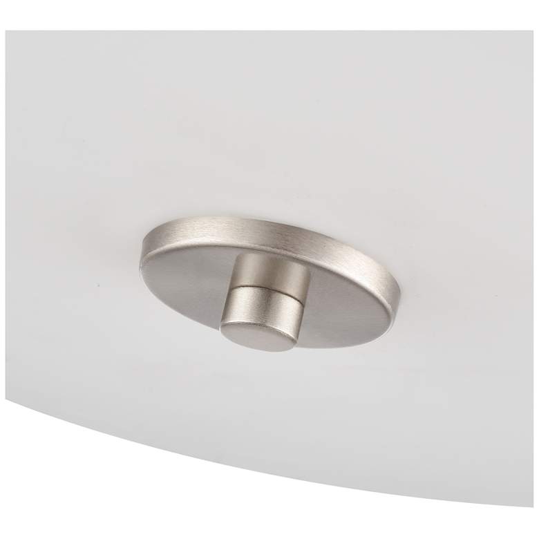 Image 4 Laphia 13.25" Wide 2-Light Flushmount in Brushed Nickel more views