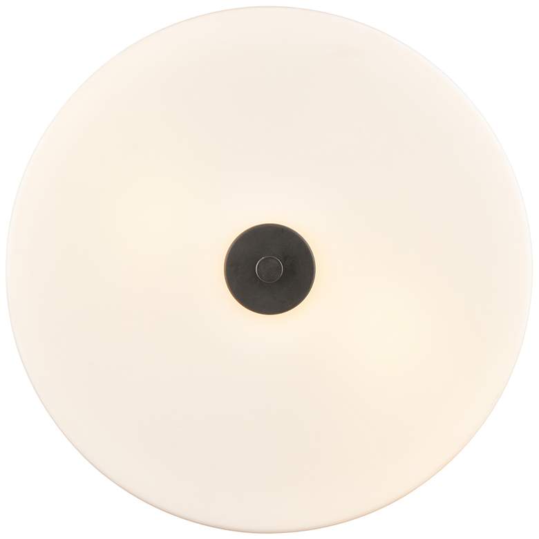 Image 3 Laphia 13.25" Wide 2-Light Flushmount in Matte Black more views