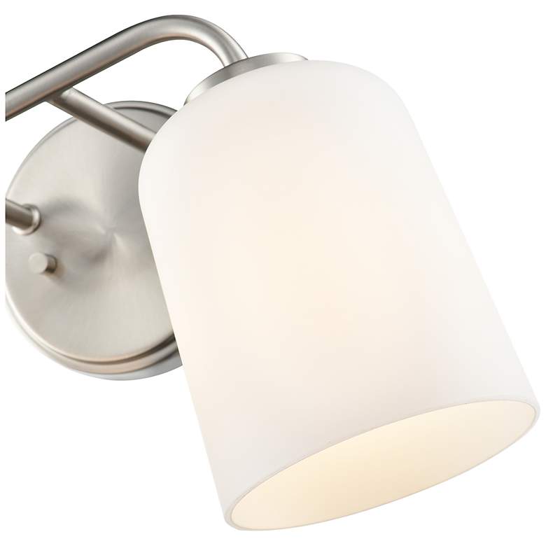 Image 6 Laphia 14" Wide 2-Light Vanity in Brushed Nickel more views