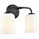 Laphia 14" Wide 2-Light Vanity in Matte Black