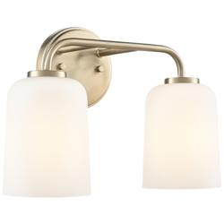 Laphia 14" Wide 2-Light Vanity in Modern Gold
