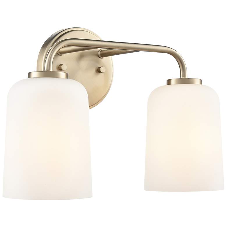 Image 2 Laphia 14" Wide 2-Light Vanity in Modern Gold more views