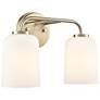 2_Laphia 14" Wide 2-Light Vanity in Modern Gold more views