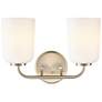 5_Laphia 14" Wide 2-Light Vanity in Modern Gold more views
