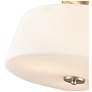 4_Laphia 15.75" Wide 3-Light Semi Flush in Brushed Nickel more views