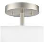 5_Laphia 15.75" Wide 3-Light Semi Flush in Brushed Nickel more views