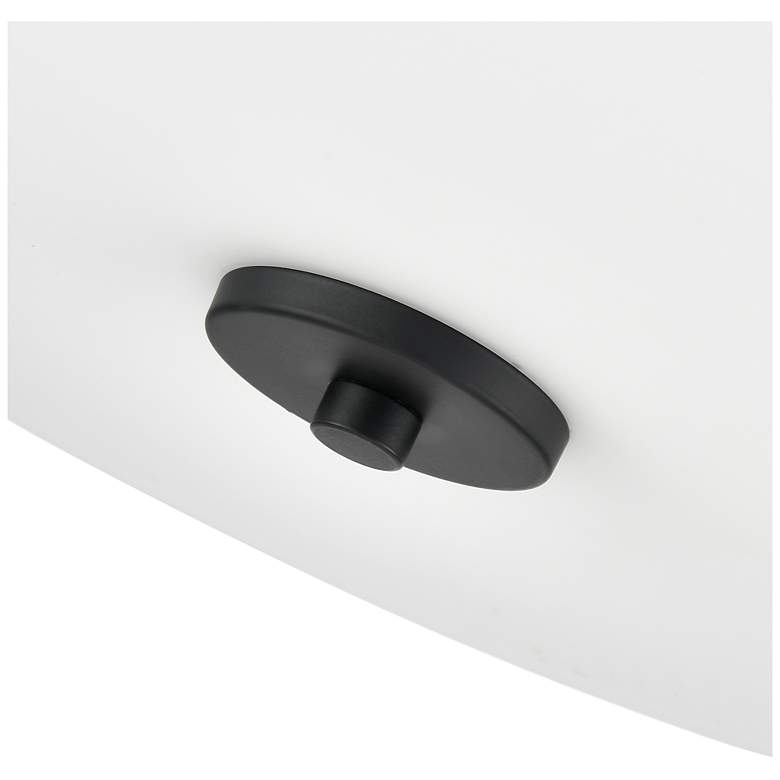 Image 3 Laphia 15.75" Wide 3-Light Semi Flush in Matte Black more views