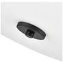 3_Laphia 15.75" Wide 3-Light Semi Flush in Matte Black more views