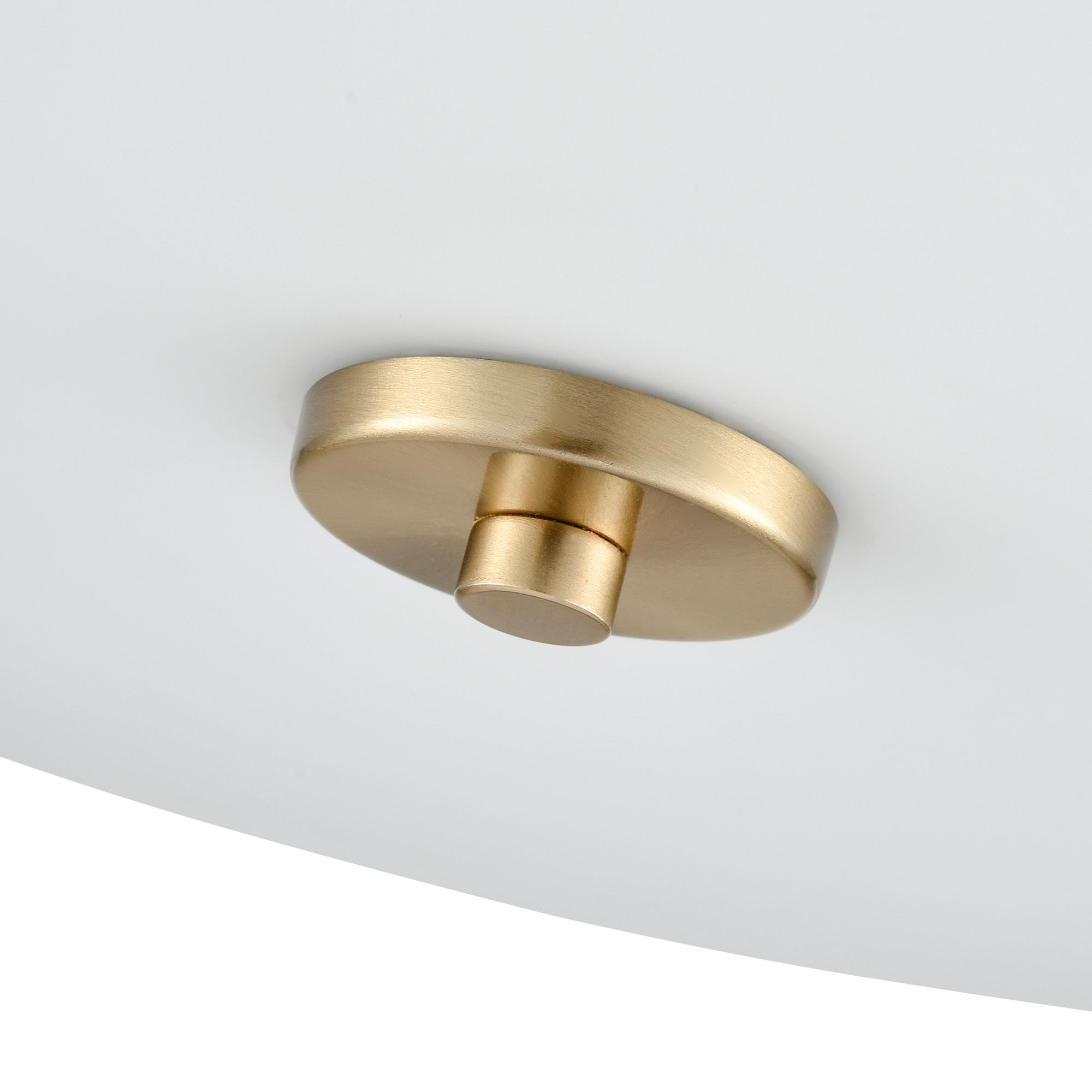 Image 3 Laphia 15.75" Wide 3-Light Semi Flush in Modern Gold more views
