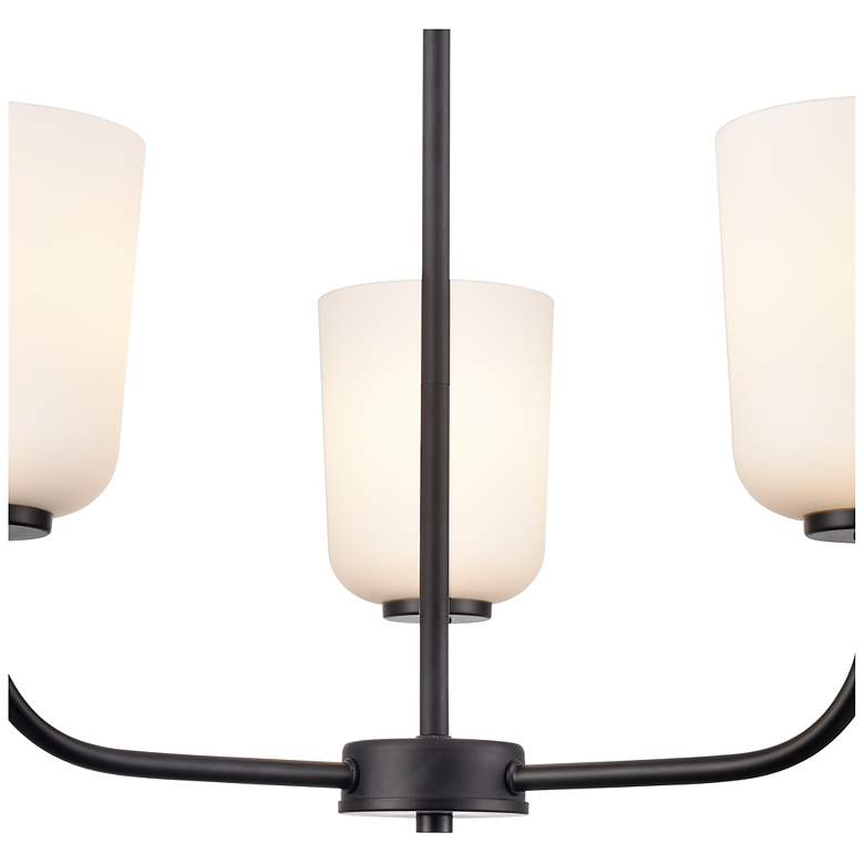 Image 3 Laphia 21" Wide 3-Light Chandelier in Matte Black more views