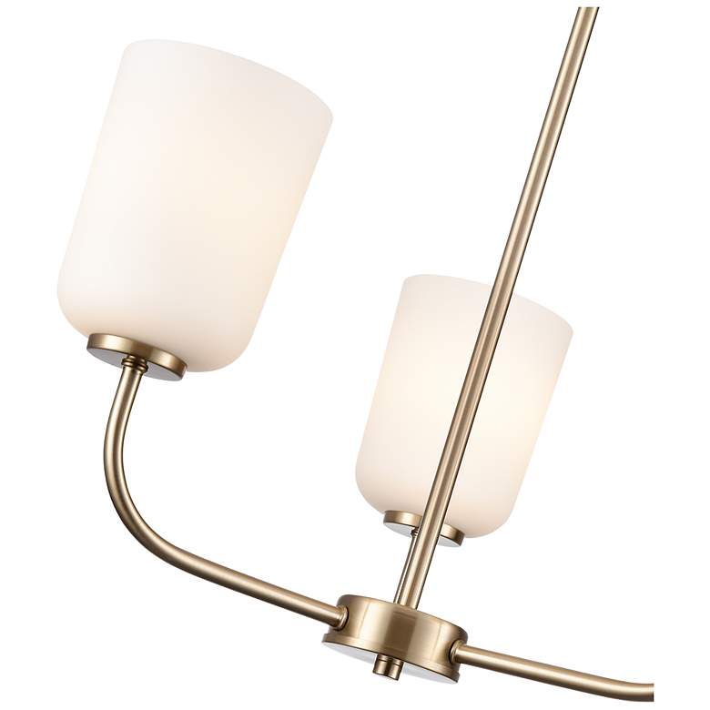 Image 5 Laphia 21" Wide 3-Light Chandelier in Modern Gold more views