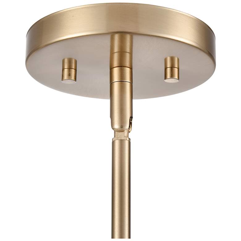 Image 6 Laphia 21" Wide 3-Light Chandelier in Modern Gold more views