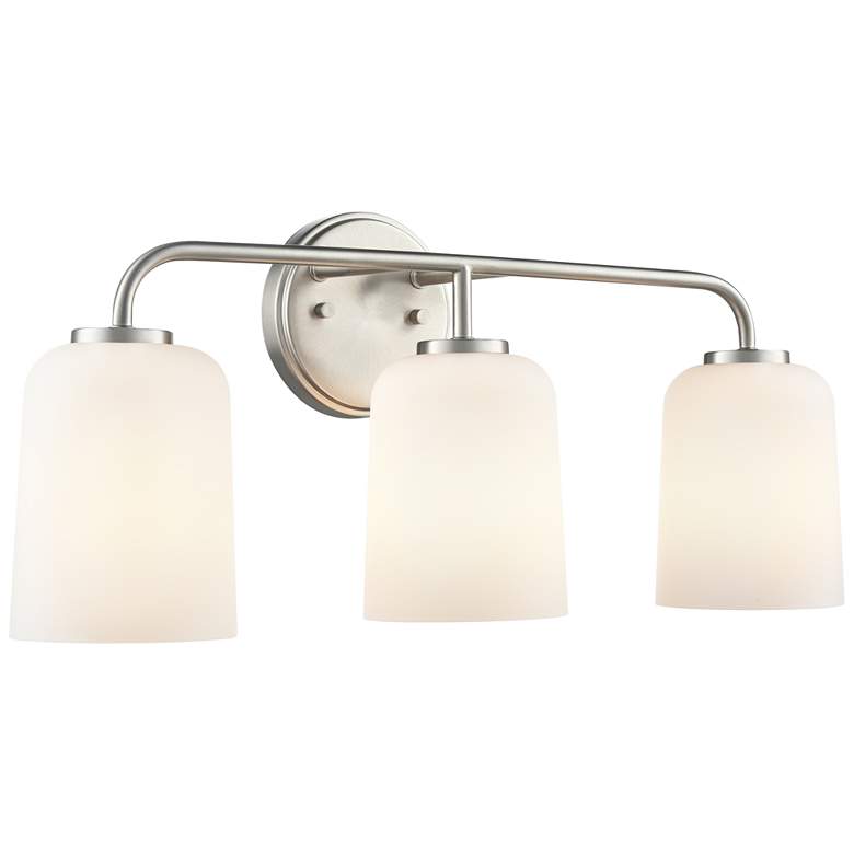 Image 1 Laphia 22" Wide 3-Light Vanity in Brushed Nickel