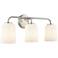 Laphia 22" Wide 3-Light Vanity in Brushed Nickel