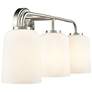 4_Laphia 22" Wide 3-Light Vanity in Brushed Nickel more views