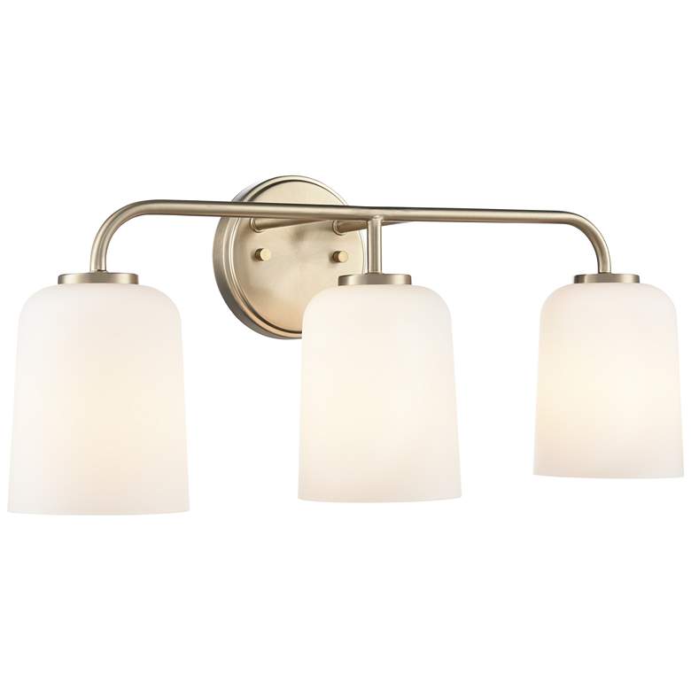 Image 1 Laphia 22" Wide 3-Light Vanity in Modern Gold
