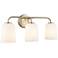 Laphia 22" Wide 3-Light Vanity in Modern Gold