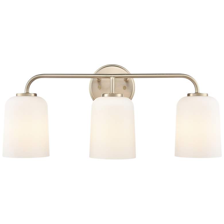 Image 3 Laphia 22" Wide 3-Light Vanity in Modern Gold more views