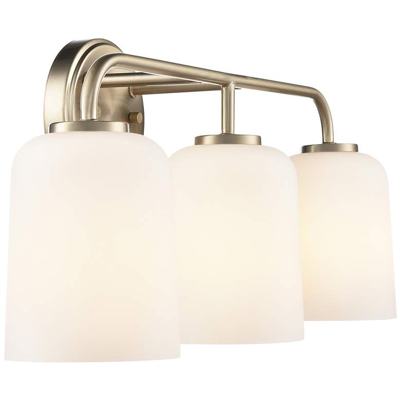 Image 4 Laphia 22" Wide 3-Light Vanity in Modern Gold more views
